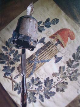 Fascio giacobino e berretto frigio francese usato sull'Albero della Libertà, fine 1700