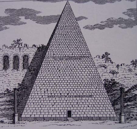 La Piramide di Caio Cestio a Roma