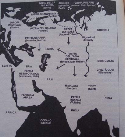 Le discusse probabili patrie d'origine degli ariani
