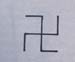 Swastika sinistrogiro per rotazione in senso orario