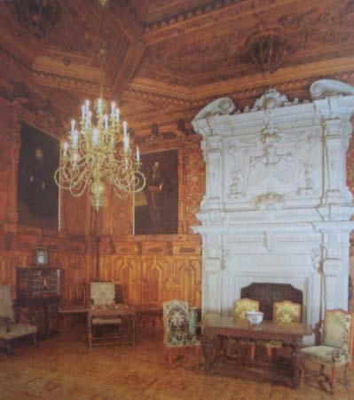 Sala da fumo. Castello di Hluboka