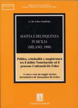 MAFFIA E DELINQUENZA IN SICILIA 